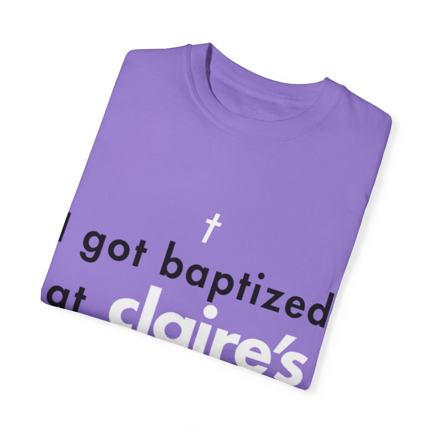 Purple Baptism Unisex Garment-Dyed T-Shirt - Titus 3:5