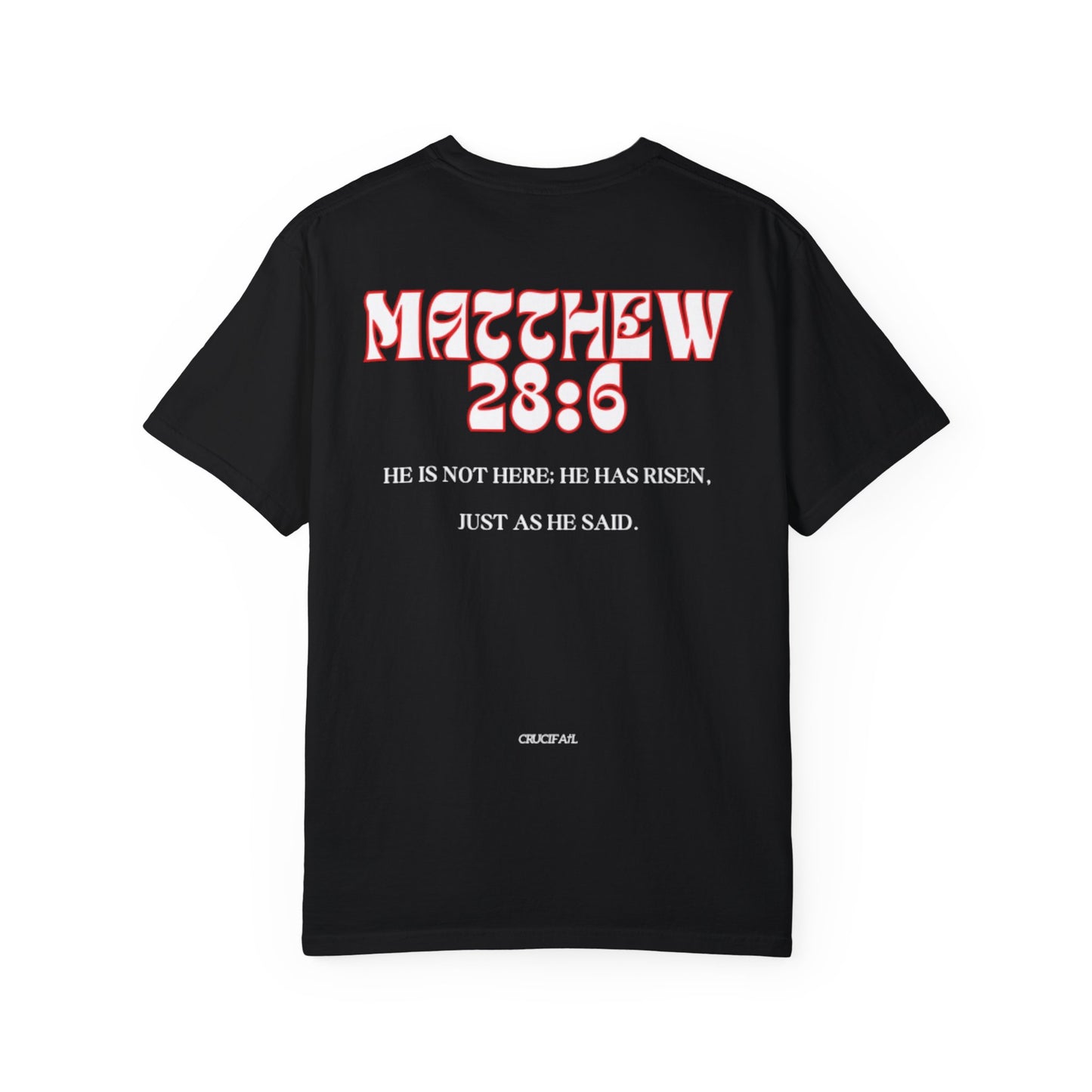 He Has Rizzlin' Unisex Garment-Dyed T-Shirt - Matthew 23:6