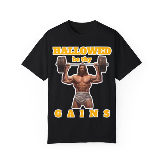 Hallowed Gains Unisex T-Shirt - Philippians 4:13